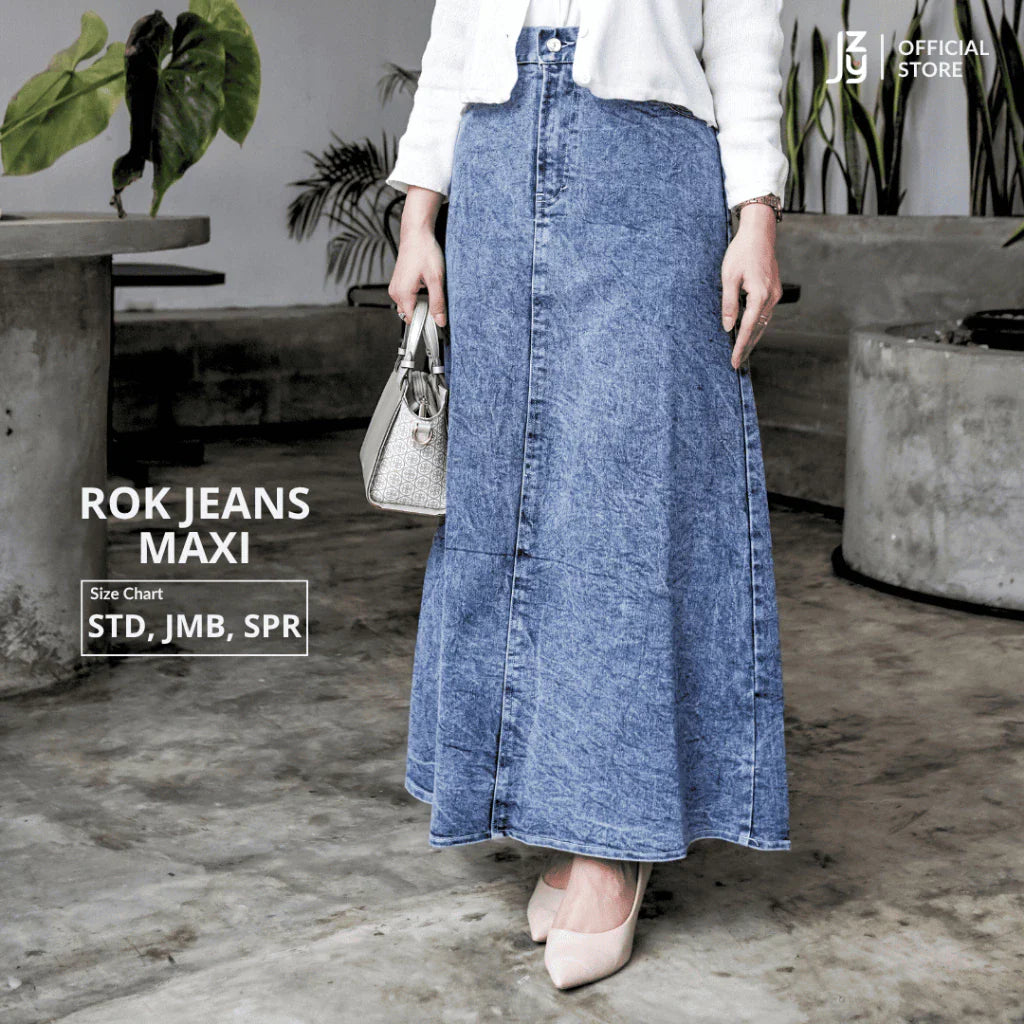 Rok Jeans Maxi